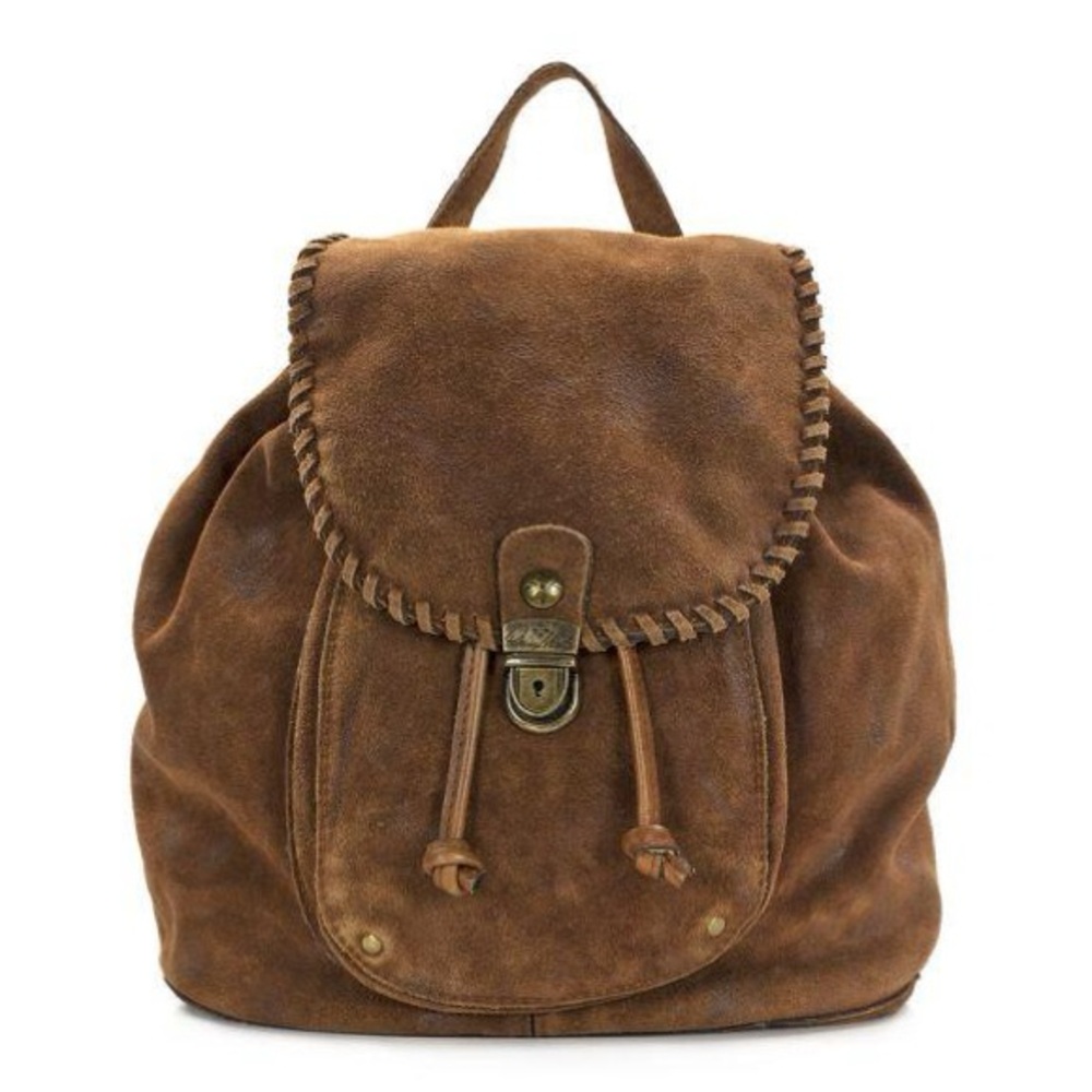 Patricia Nash Casape Backpack
Burnished Suede Cognac